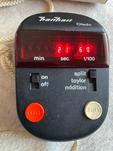 Hanhart oledo vintage red led - oledo,