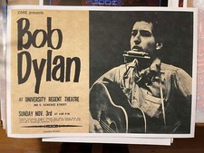 Bob Dylan Concert Poster