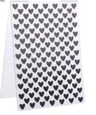 Valentines heart wedding anniversary embossing folder A6 Deep Impression