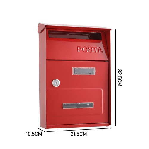 Outdoor lockable metal letter - outdoor,