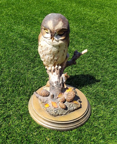 Tawny owl with mice - with,