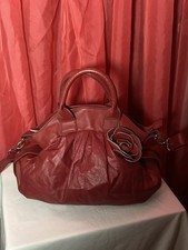 casa di borse Red Leather Bag
