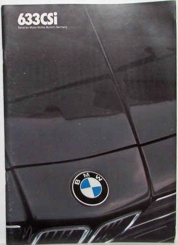1982 bmw 633 csi - bmw,