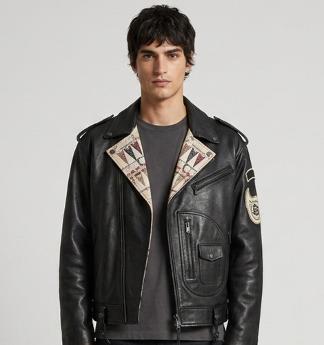 Avirex leather rider jacket - avirex,