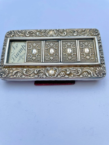 Silver and leather trumps - silver,