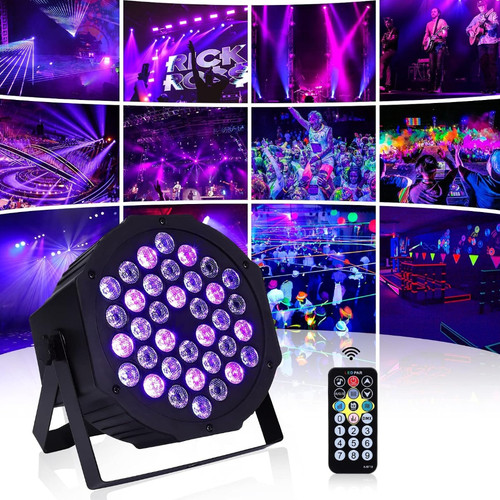 Pro pack led stage par - 36-led, uv