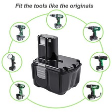 14.4V 3.5AH Battery for Hitachi BCL1415 BCL1430 EBL1430 DS DV WH WR UB Series