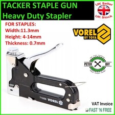 TACKER STAPLE GUN Heavy Duty