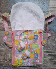 Baby Born Baby Doll Carrier Papoose Backpack Vintage Zapf Creation