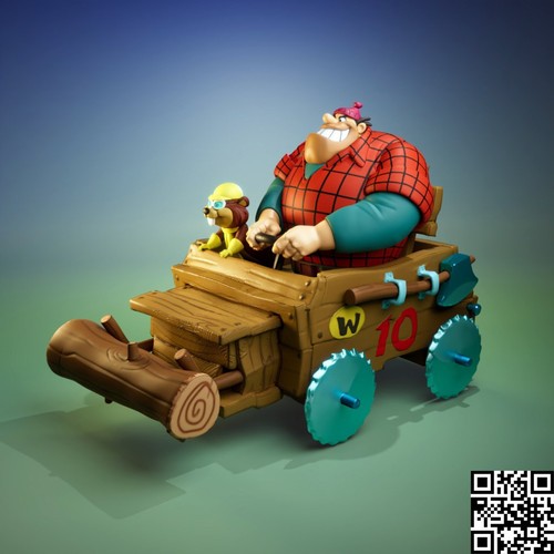 Wacky races rufus ruff - -,
