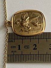 9ct 375 Gold St.Christopher Necklace
