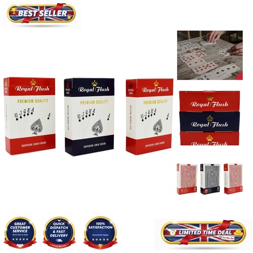 Linen finish playing cards 3 - cards,