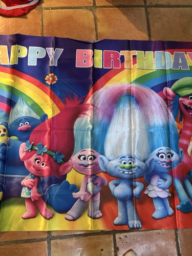 Trolls party banner photo - party,
