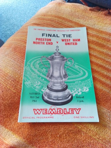 1964 cup final - final, programme