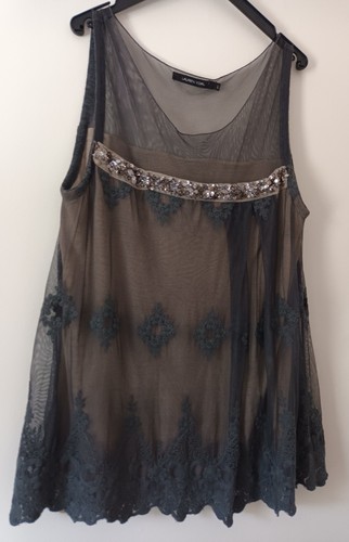 Lauren vidal embellished - embellished, grey