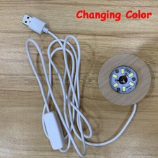 Wooden LED Display Stand 3D