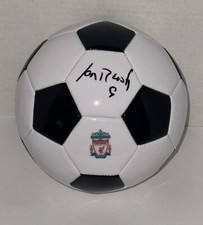 IAN RUSH SIGNED SOCCER BALL
