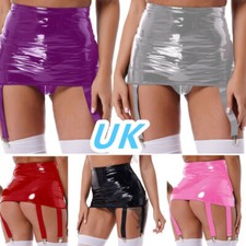 UK Womens PVC Leather Mini