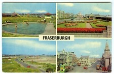 Postcard Paddling Pool The Square Beach Links 1970s Fraserburgh Posted Aug 1973