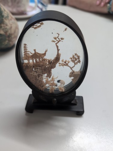 Chinese hand carved cork - chinese,