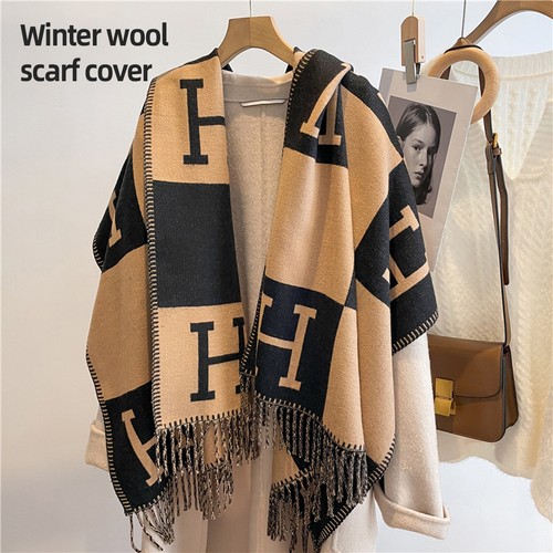 Pure new wool block check - pure, warm
