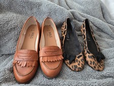 M&S Size 6 Ladies Flat Shoes