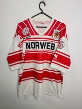WIGAN WARRIORS 1990'S RUGBY JERSEY PUMA VINTAGE SHIRT SIZE XL ADULT
