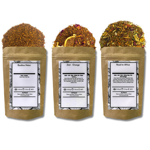 African tea sample set - set, of