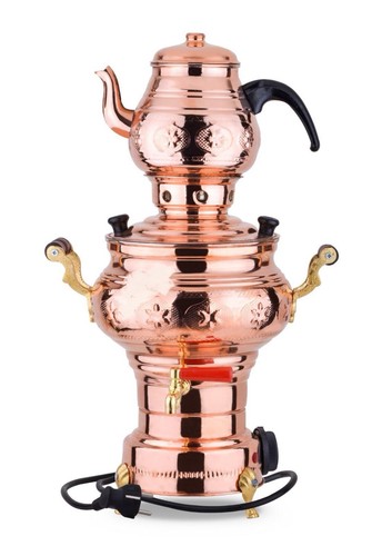 100 copper samovar tea - ,