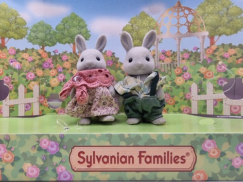 Sylvanian families grey rabbit - sylvanian,