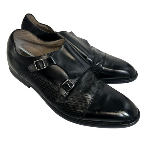 Clarks mens black leather - black,