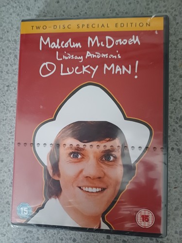 New sealed lucky man dvd - man,
