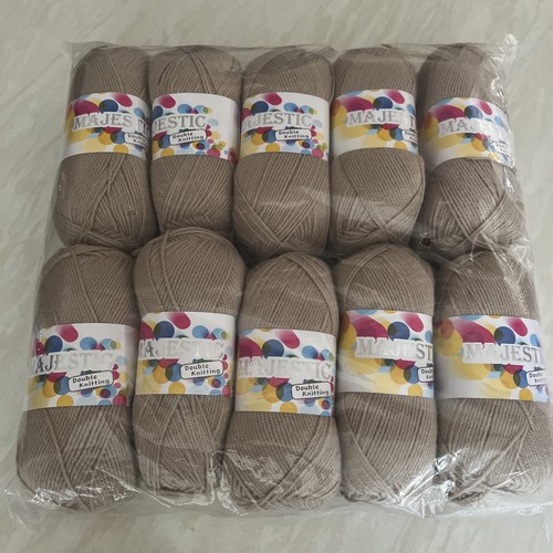 Majestic double knitting taupe - knitting,