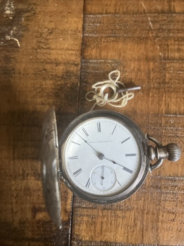 Antique elgin pocket - pocket, key