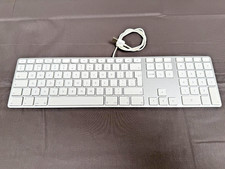Apple Keyboard A1243 - UK Layout QWERTY + Numerical Full Size Keyboard Wired USB