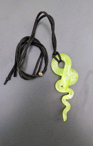 Murano glass lime - glass, green