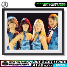 ABBA Music Artist Concert Wall