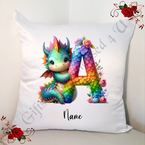 Personalised white cushion - personalised, 18"
