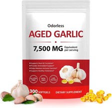 Odorless garlic 7500mg per - odorless,