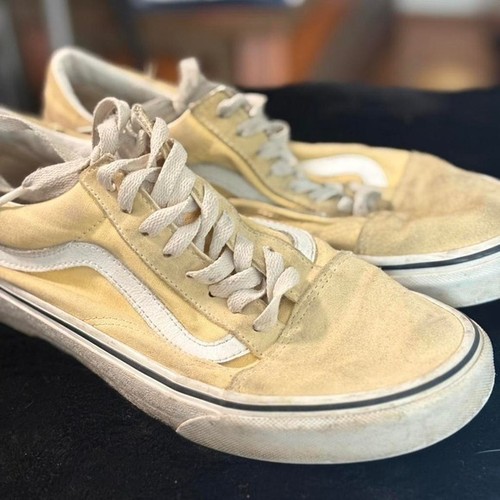 Vans old skool pale yellow - vans,