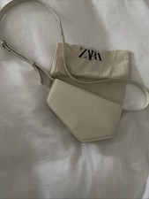 Zara Cream Crossbody Bag New Without Tags