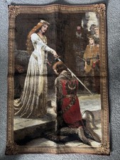 The Accolade Tapestry Wall Hanging Medieval Jacquard Weave  ‘100 x 69cm’