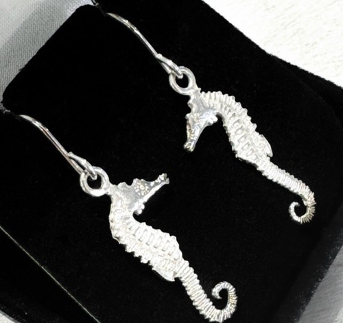925 sterling silver sea horse - sterling,