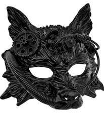 Halloween Steampunk Wolf Mask