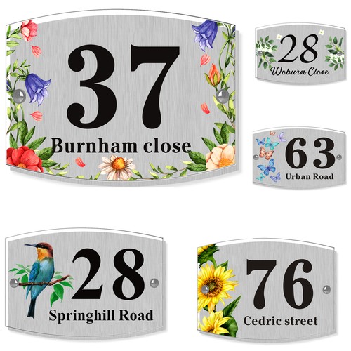 House sign personalised door - sign,