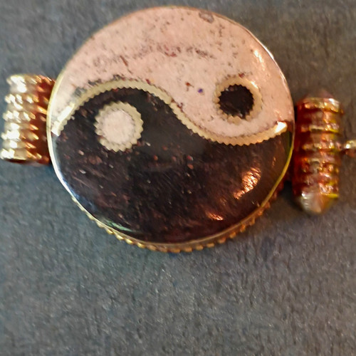 Yin yang round - yang, pendant