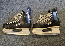 Bauer Impact 100 Ice Skates TUUK Size 280 ( UK approx 9 to 9.5 ) Black and White
