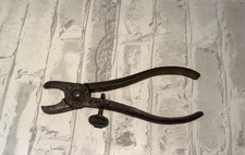 Antique Vintage Hills Hog Ringer Pliers Pat. Aug. 1872