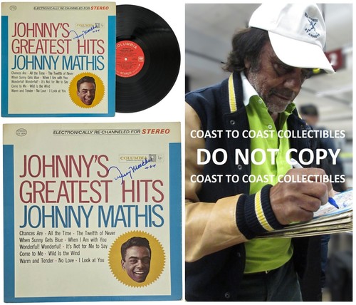 Johnny mathis signed greatest - signed,