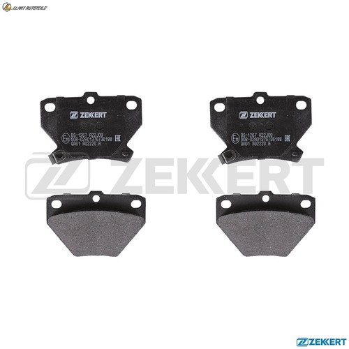 Brake pad set disc - brake,